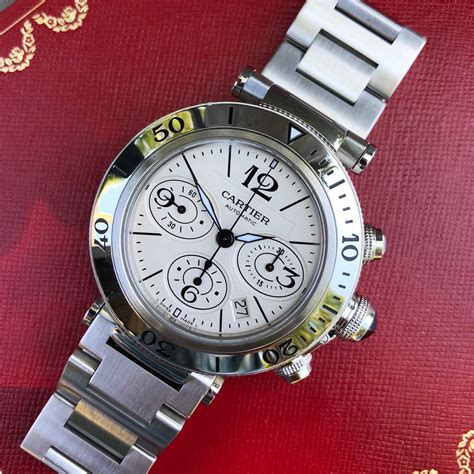 cartier pasha chronograph 42mm|pasha de cartier watch price.